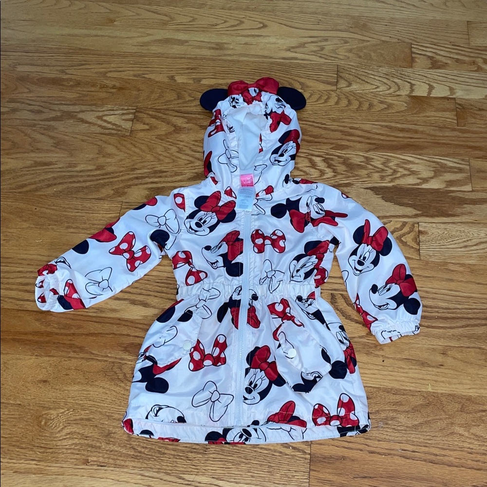 Disney Minnie Mouse Red and Black Hooded Outfit